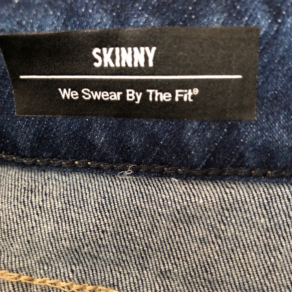 Torrid Jeans Womens 18 R Skinny Skyline Stretch Blue Jeans Comfort Med Dark Wash - Picture 6 of 11